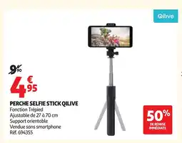 Auchan QILIVE Perche selfie stick offre