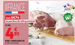 Auchan Porc longe sans os offre