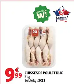 Auchan DUC Cuisses de poulet offre