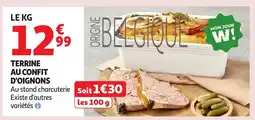 Auchan Terrine au confit d'oignons offre