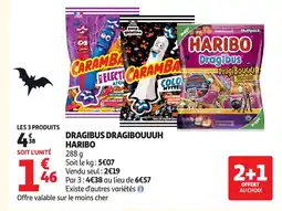 Auchan HARIBO Dragibus dragibouuuh offre