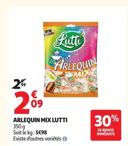 Auchan LUTTI Arlequin mix offre