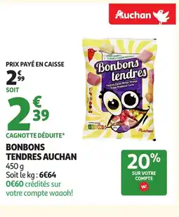 Auchan AUCHAN Bonbons tendres offre