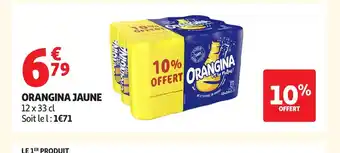 Auchan ORANGINA Jaune offre