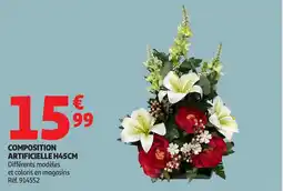 Auchan Composition artificielle offre
