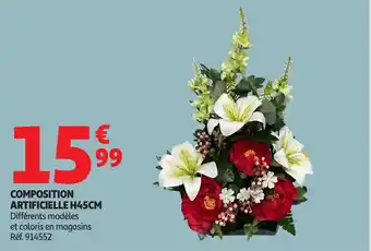 Auchan Composition artificielle offre
