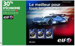 Auchan ELF Sur les huiles offre
