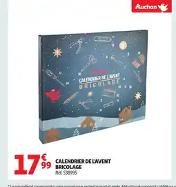 Auchan Calendrier de l'avent ricolage offre