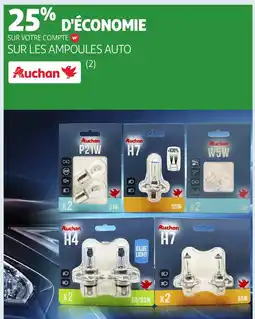 Auchan AUCHAN Sur les ampoules auto offre