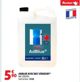 Auchan ADBLUE avec bec verseur offre
