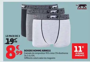 Auchan AIRNESS Boxers homme offre