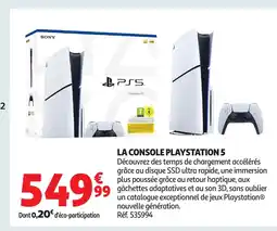 Auchan La console playstation 5 offre