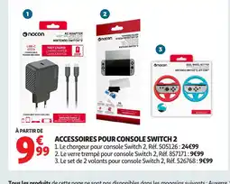 Auchan Accessoires pour console switch 2 offre