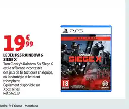 Auchan SIEGEX Le jeu ps5 rainbow 6 offre