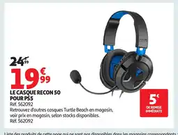 Auchan Le casque recon 50 offre