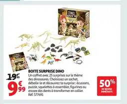 Auchan Boite surprise dino offre