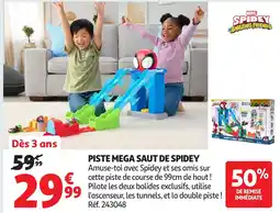 Auchan Piste mega saut de spidey offre