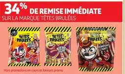 Auchan TÊTES BRULÉES Sur la marque offre