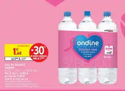 Intermarché Contact ONDINE Eau de source offre