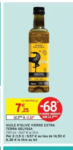 Intermarché Contact TERRA DELYSSA Huile d'olive vierge extra offre