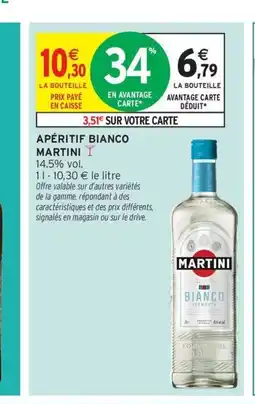 Intermarché Contact MARTINI Apéritif bianco offre