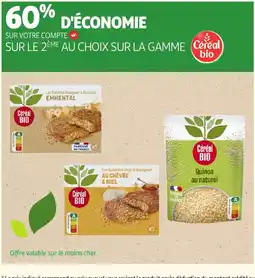 Auchan CÉRÉAL BIO Sur la gamme offre