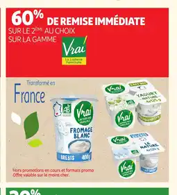 Auchan VRAI Sur la gamme offre