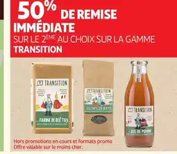 Auchan TRANSITION Sur la gamme offre
