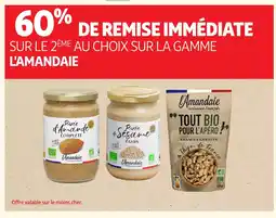 Auchan Sur la gamme l'amandaie offre