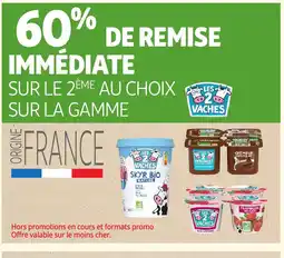 Auchan LES 2 VACHES Sur la gamme offre
