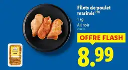 Lidl Filets de poulet marinés offre