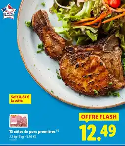 Lidl 15 côtes de porc premières offre