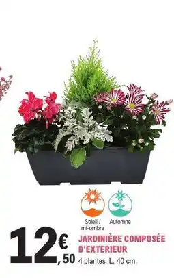 E.Leclerc JARDINIÈRE COMPOSÉE D'EXTERIEUR offre