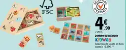 E.Leclerc DOMINO OU MÉMORY KIDWAY offre