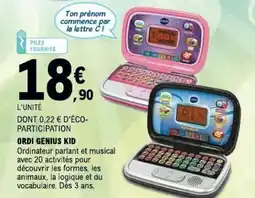E.Leclerc ORDI GENIUS KID offre