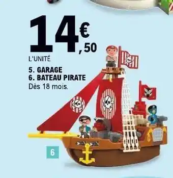E.Leclerc BATEAU PIRATE offre