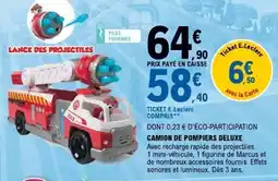 E.Leclerc Camion de Pompiers Deluxe offre