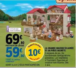E.Leclerc La Grande Maison Éclairée Et Sa Pièce Secrète offre