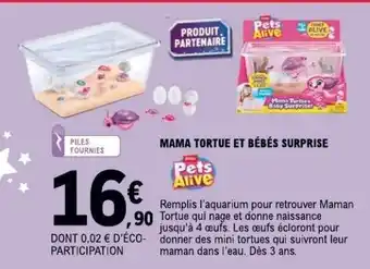 E.Leclerc MAMA TORTUE ET BÉBÉS SURPRISE offre