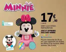 E.Leclerc JOUE ET APPRENDS AVEC BABY MINNIE offre