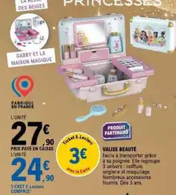 E.Leclerc VALISE BEAUTÉ offre