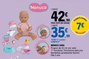 E.Leclerc Nenuco Sara offre