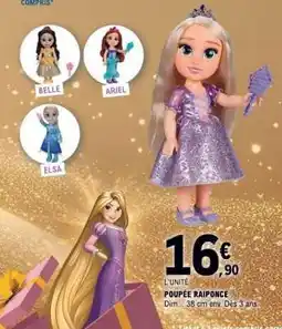 E.Leclerc POUPÉE RAIPONCE offre