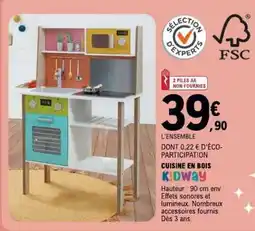 E.Leclerc CUISINE EN BOIS KIDWAY offre