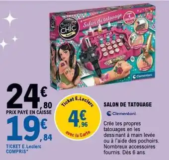 E.Leclerc Salon De Tatouage offre