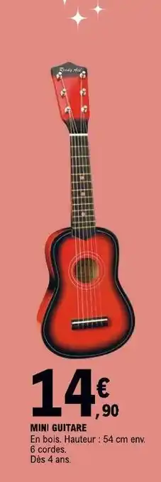 E.Leclerc MINI GUITARE offre
