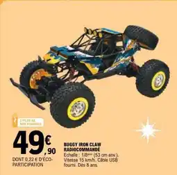 E.Leclerc BUGGY IRON CLAW RADIOCOMMANDÉ offre