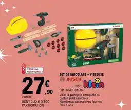 E.Leclerc SET DE BRICOLAGE + VISSEUSE offre