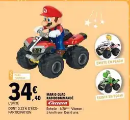 E.Leclerc MARIO QUAD RADIOCOMMANDÉ offre