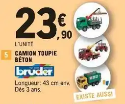 E.Leclerc CAMION TOUPIE BÉTON offre